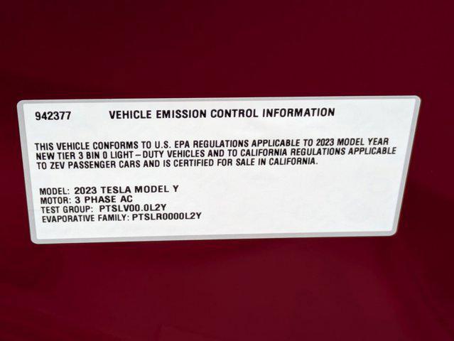 Photo of 2023 Red Multi-Coat Tesla Model Y