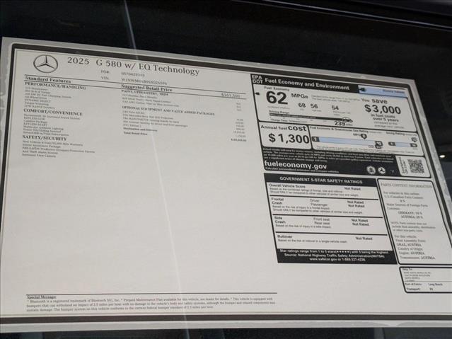 Photo of 2025 Obsidian Black Metallic Mercedes-Benz G-Class