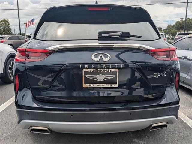 Photo of 2021 Hermosa Blue INFINITI QX50