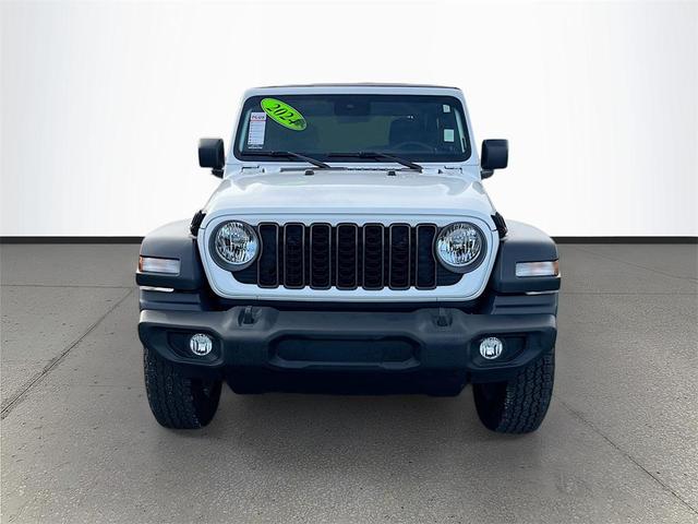 Photo of 2024 Bright White Clearcoat Jeep Wrangler