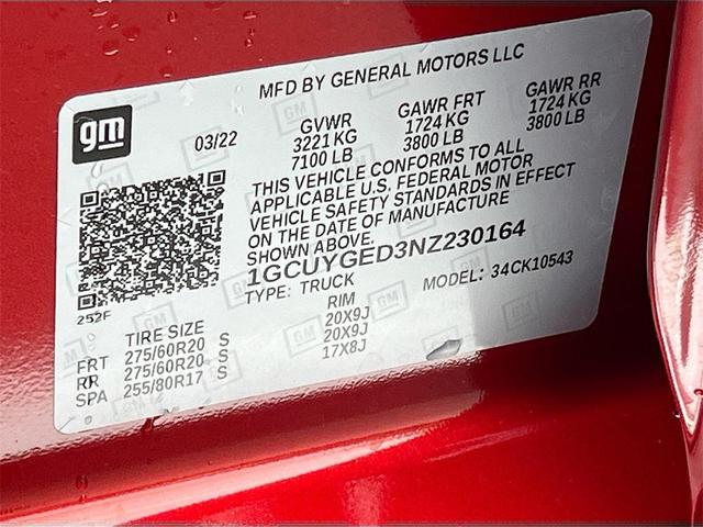 Photo of 2022 Cherry Red Chevrolet Silverado 1500