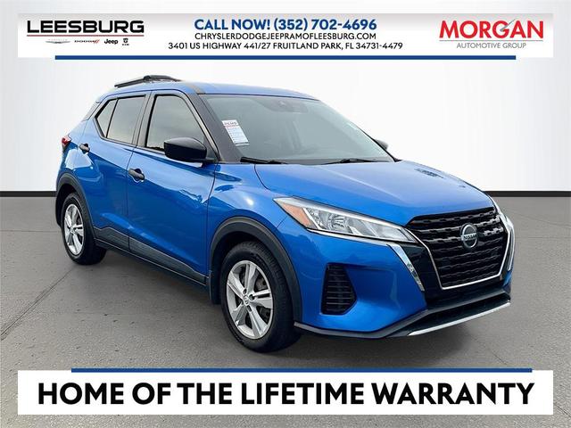 Photo of 2021 Electric Blue Metallic Nissan Kicks