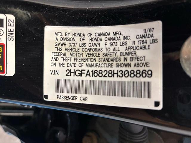 Photo of 2008 Nighthawk Black Pearl Honda Civic