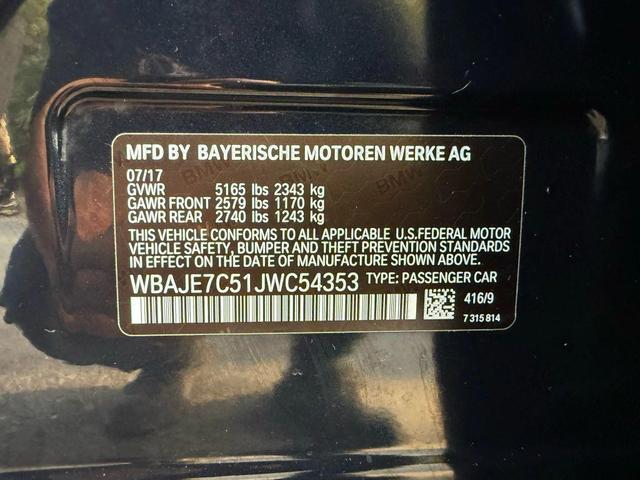 Photo of 2018 Black BMW 540