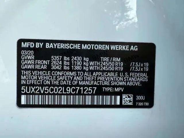 Photo of 2020 Alpine White BMW X4