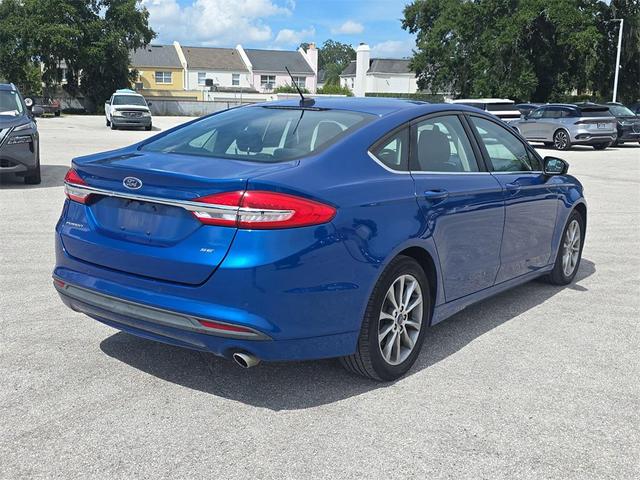 Photo of 2017 Lightning Blue Ford Fusion