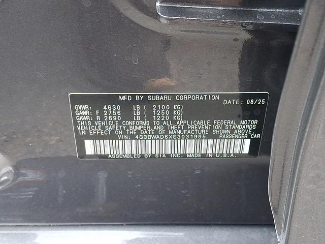 Photo of 2025 Magnetite Gray Metallic Subaru Legacy