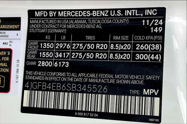Photo of 2025 White Mercedes-Benz GLE 350