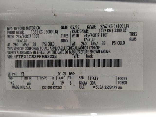 Photo of 2015 Oxford White Ford F-150
