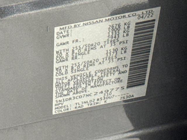 Photo of 2022 Gun Metallic Nissan Pathfinder