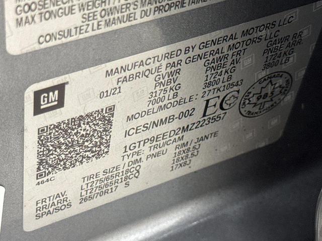 Photo of 2021 Satin Steel Metallic GMC Sierra 1500