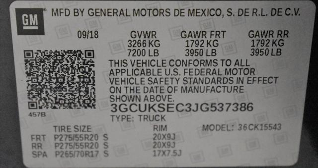 Photo of 2018 Graphite Metallic Chevrolet Silverado 1500