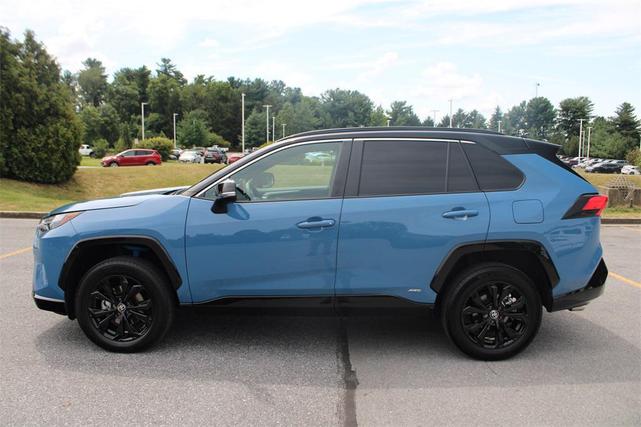 Photo of 2024 Cavalry Blue/Midnight Black Metallic Toyota RAV4 Hybrid