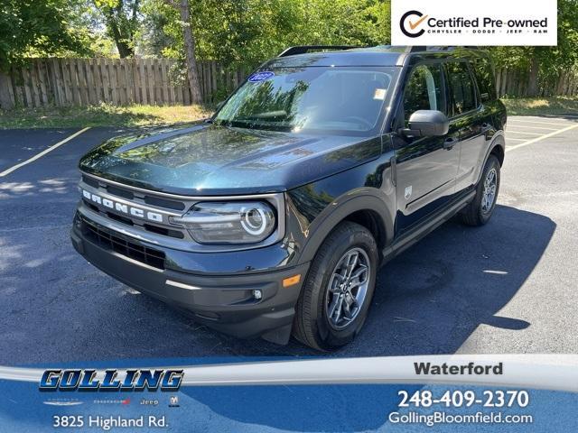 Photo of 2022 Alto Blue Metallic Tinted Clearcoat Ford Bronco Sport