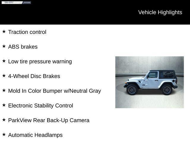 Photo of 2021 Bright White Clearcoat Jeep Wrangler