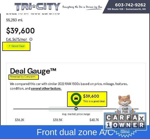 Photo of 2022 Flame Red Clearcoat RAM 1500