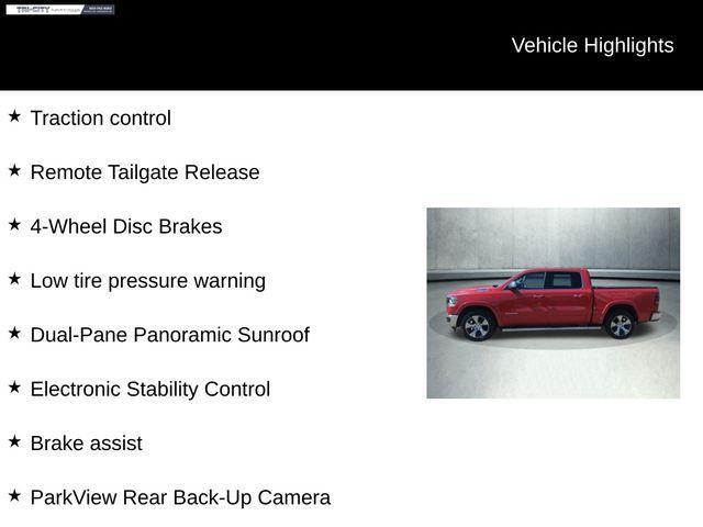 Photo of 2022 Flame Red Clearcoat RAM 1500