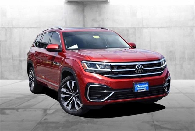 Photo of 2022 Aurora Red Metallic Volkswagen Atlas