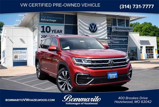 Photo of 2022 Aurora Red Metallic Volkswagen Atlas
