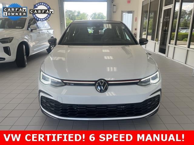 Photo of 2024 Opal White W / Black Roof Volkswagen Golf GTI