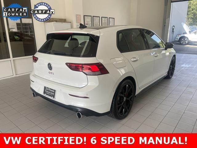 Photo of 2024 Opal White W / Black Roof Volkswagen Golf GTI