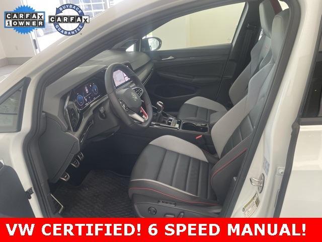 Photo of 2024 Opal White W / Black Roof Volkswagen Golf GTI