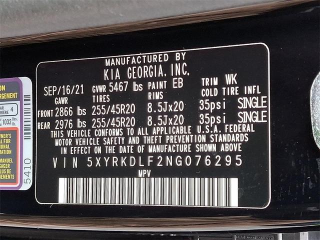 Photo of 2022 Ebony Black Kia Sorento