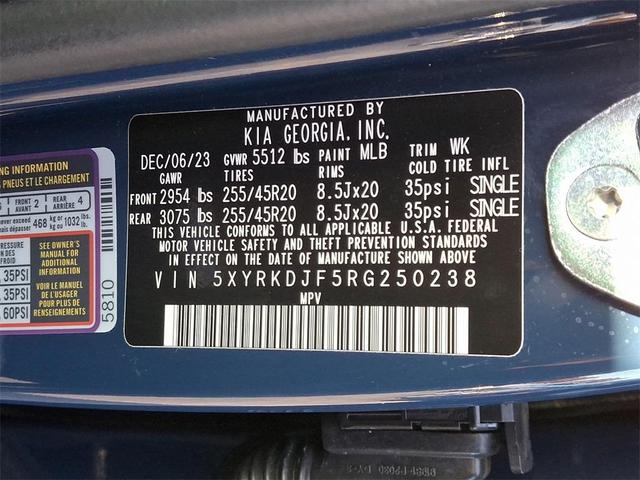 Photo of 2024 Midnight Lake Blue Kia Sorento
