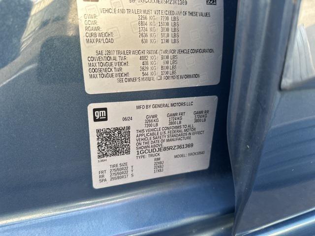 Photo of 2024 Lakeshore Blue Metallic Chevrolet Silverado 1500