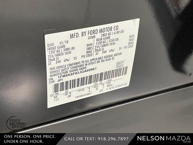 Photo of 2018 Shadow Black Ford Explorer