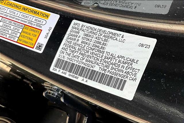 Photo of 2023 Meteorite Gray Metallic Honda Accord