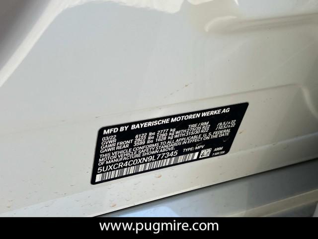 Photo of 2022 Mineral White Metallic BMW X5