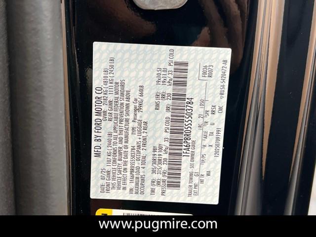 Photo of 2025 Shadow Black Ford Mustang
