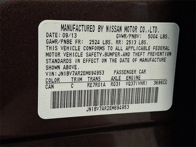 Photo of 2014 Chestnut Bronze INFINITI Q50