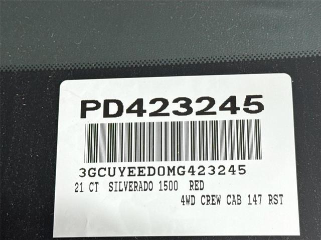 Photo of 2021 Cherry Red Tintcoat Chevrolet Silverado 1500