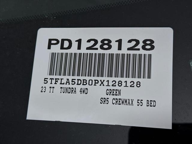 Photo of 2023 Army Green Toyota Tundra