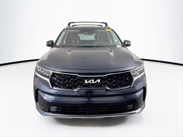 Photo of 2023 Gravity Blue Kia Sorento Hybrid