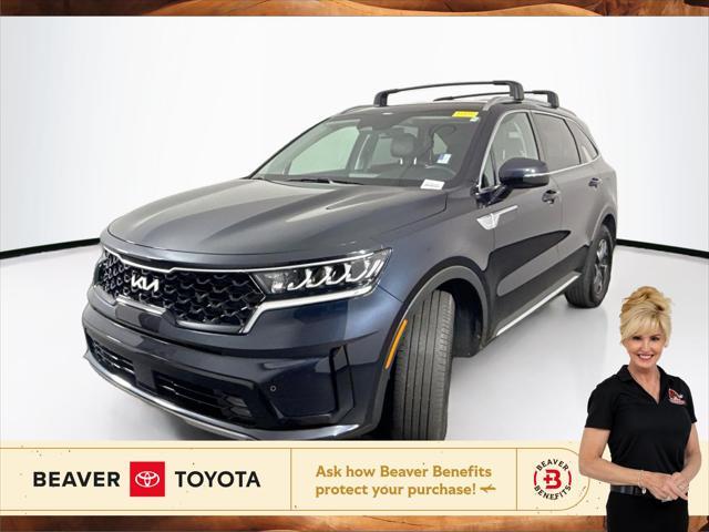 Photo of 2023 Gravity Blue Kia Sorento Hybrid