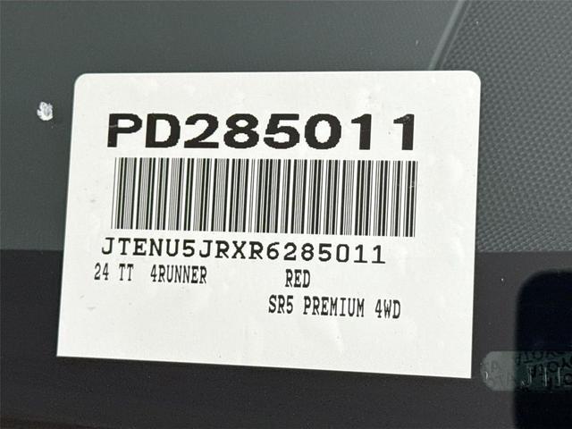 Photo of 2024 Barcelona Red Metallic Toyota 4Runner