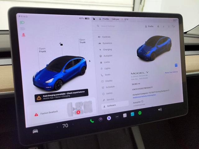 Photo of 2021 Blue Tesla Model Y