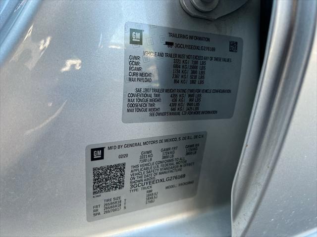 Photo of 2020 Silver Ice Metallic Chevrolet Silverado 1500