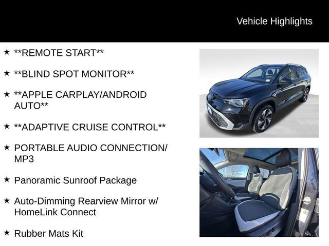 Photo of 2025 Deep Black Pearl Effect Volkswagen Taos