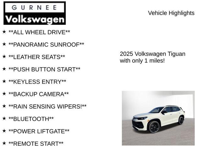 Photo of 2025 Ascot Grey Volkswagen Tiguan