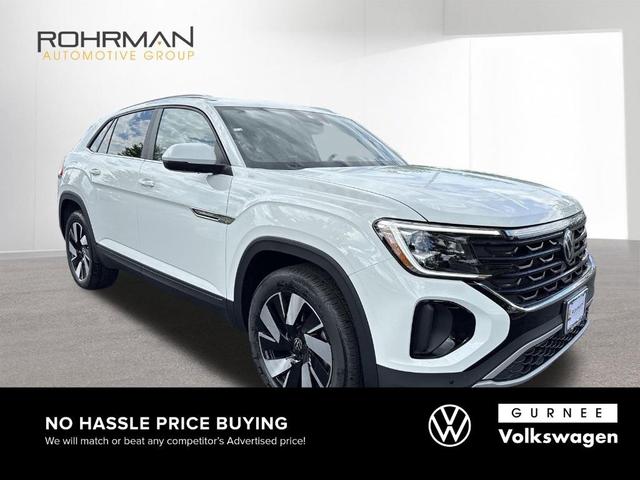 Photo of 2025 Pure White Volkswagen Atlas Cross Sport