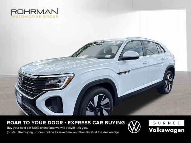 Photo of 2025 Pure White Volkswagen Atlas Cross Sport
