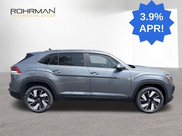 Photo of 2025 Platinum Gray Metallic Volkswagen Atlas Cross Sport