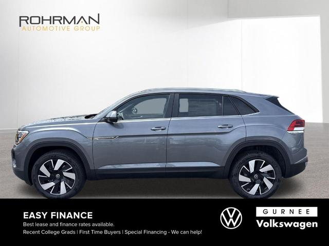 Photo of 2025 Platinum Gray Metallic Volkswagen Atlas Cross Sport