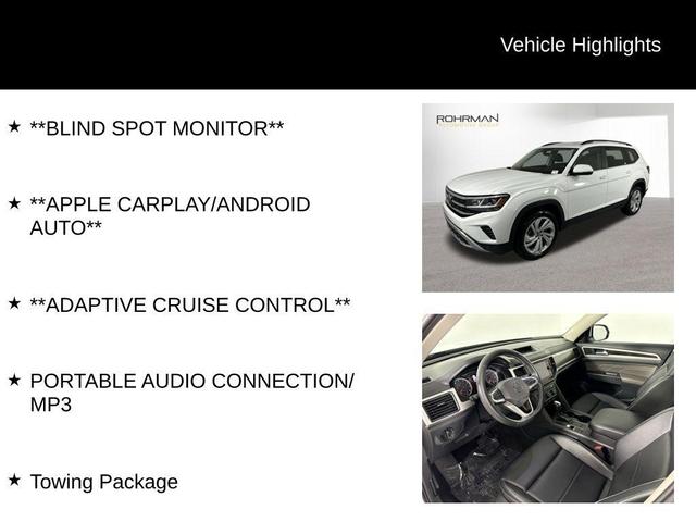 Photo of 2021 Pure White Volkswagen Atlas