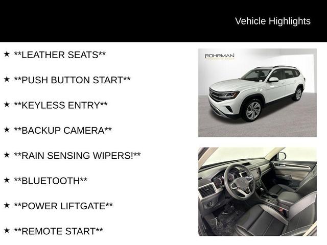 Photo of 2021 Pure White Volkswagen Atlas
