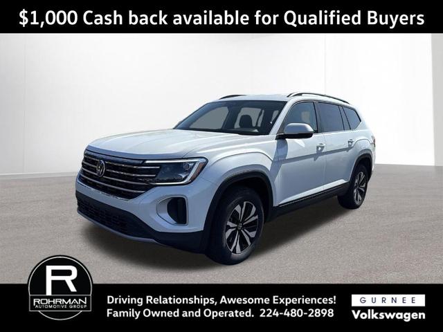 Photo of 2026 Opal White Pearl Volkswagen Atlas